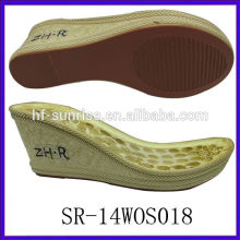 SR-14WOS018 ladies sandals pu sole italian pu sole pu outsole ladies pu sole